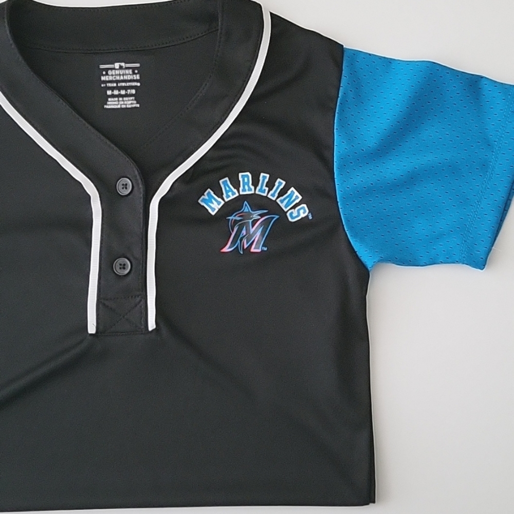 MLB Marlins Kids Jersey Medium 7/8